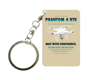 Thumbnail for DJI Phantom 4 RTK Key Chain design on beige key chain