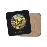 Thumbnail for ST ANTON - Badge - Coaster - Black