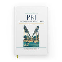 Thumbnail for Palm Beach International Airport (PBI) design on white notebook