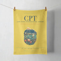 Thumbnail for Cape Town International Airport (CPT) design on yellow towel