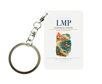 Thumbnail for Lampedusa Airport (LMP) design on white key chain