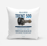 Thumbnail for TRENT 500 design on white pillow