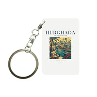 Thumbnail for HURGHADA - Poster - Key Chain - White