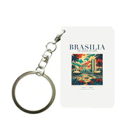 Thumbnail for BRASILIA - Poster - Key Chain - White