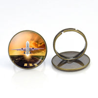 Thumbnail for Amazing Departing Aircraft Sunset & Ring - view 2