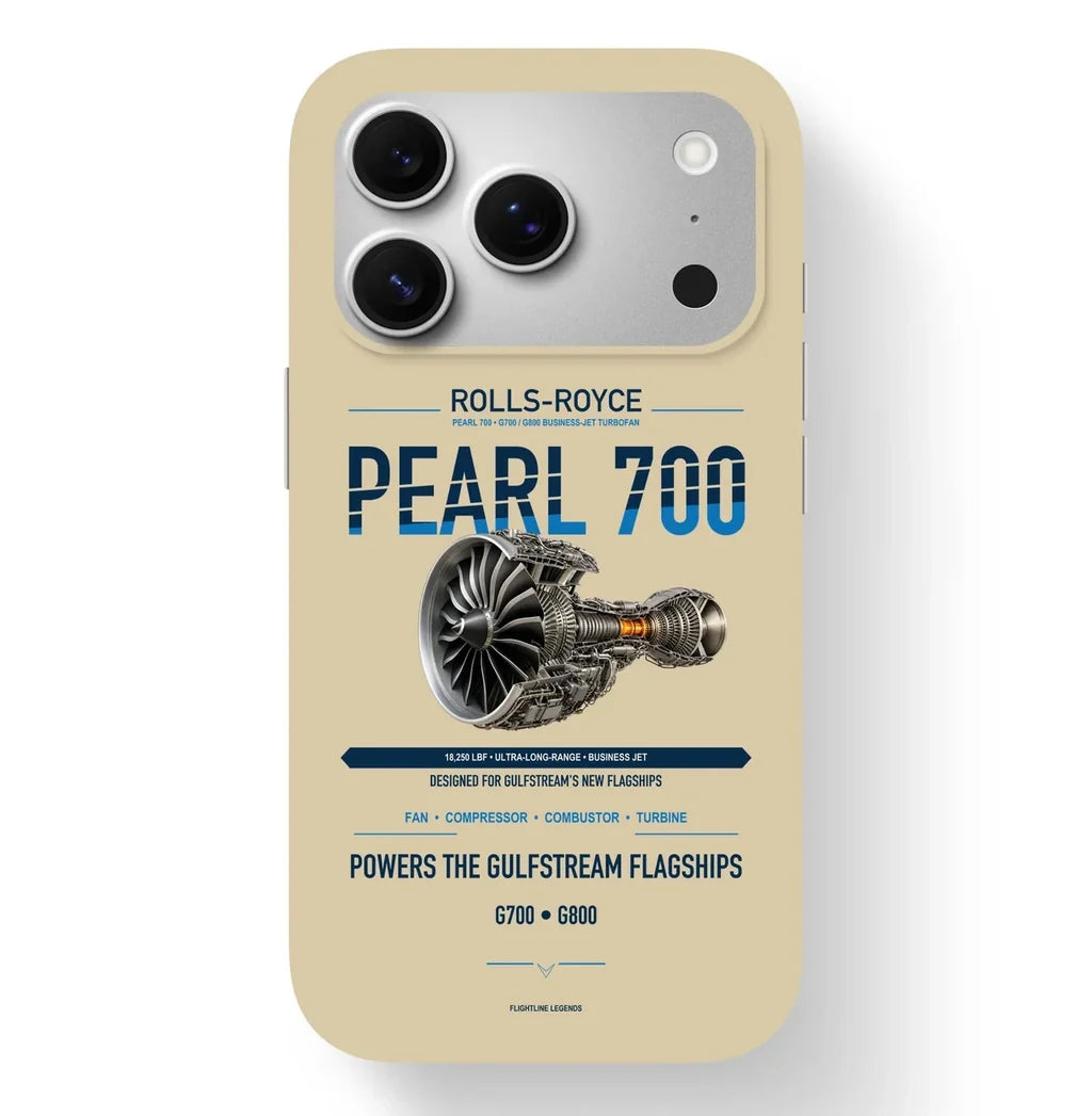 PEARL 700 Case design on beige iphone case