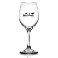 Thumbnail for Customisable Helicopter Wine Glass - view 2
