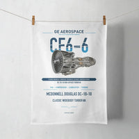 Thumbnail for CF6-6 design on white towel