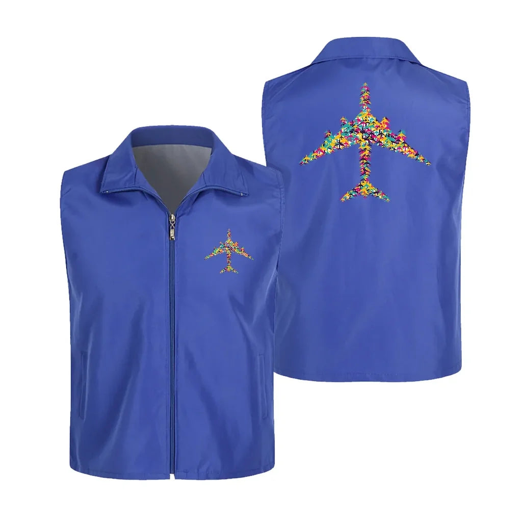 Colourful Airplane Vest - view 2