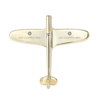Thumbnail for Airplane Shape Brooch - view 2