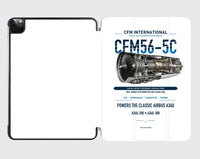 Thumbnail for CFM56-5C design on white ipad tablet case
