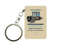 Thumbnail for JT8D Key Chain design on beige key chain