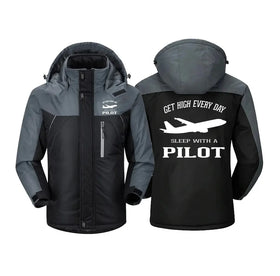 Get High Every Day Sleep With A Pilot Thick Winter Jackets