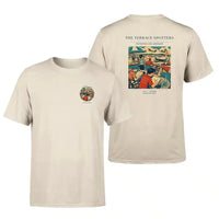 Thumbnail for VINTAGE G4114 - The Terrace Spotters - Double-Side T-Shirt design on beige double side t shirt