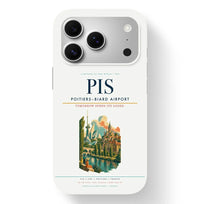Thumbnail for Poitiers Airport (PIS) design on white iPhone 17 Pro MagSafe case