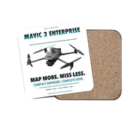 Thumbnail for DJI Mavic 3 Enterprise design on white 1 piece coaster
