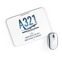 Thumbnail for Airbus A321LR design on white rectangle mouse pad