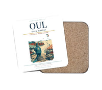 Thumbnail for Oulu Airport (OUL) design on white 1 piece coaster