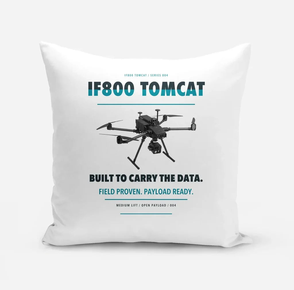 Inspired Flight IF800 Tomcat design on white pillow
