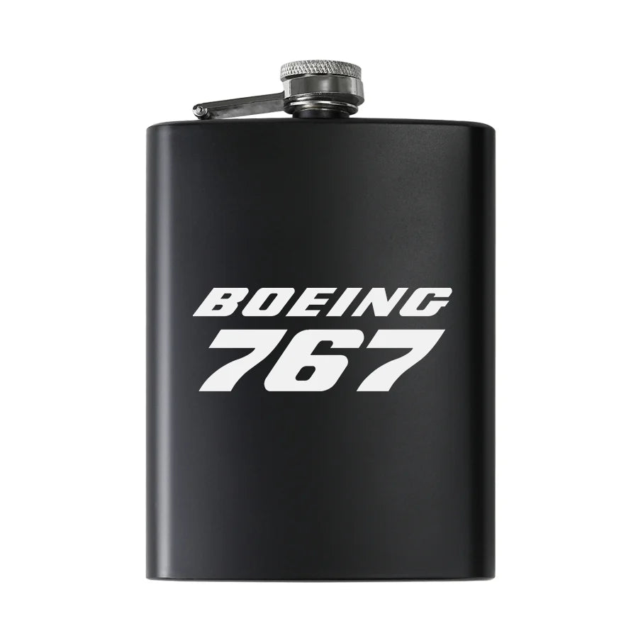 Customisable Boeing 767 Hip Flask - view 2