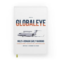 Thumbnail for Saab GlobalEye design on white notebook