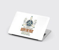 Thumbnail for The Propeller Keeps The Pilot Cool design on white MacBook case