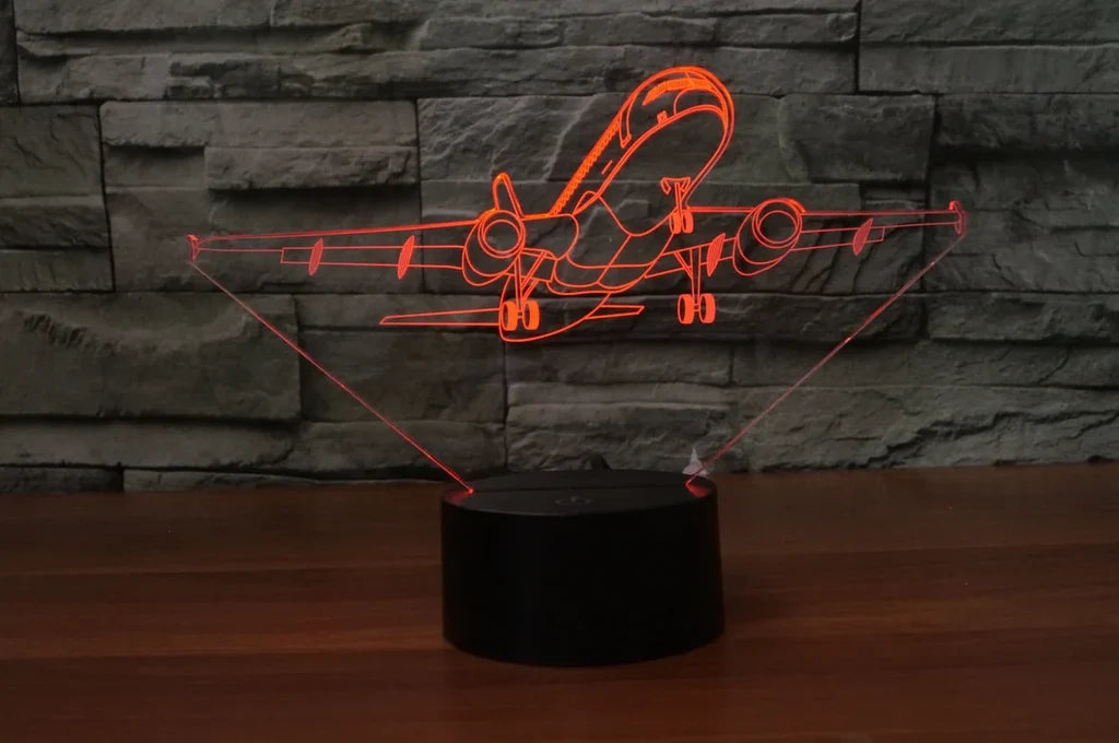 Customisable Airbus A320 3D Lamp - view 3