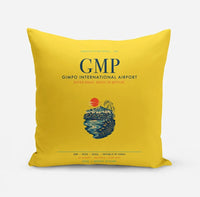 Thumbnail for Gimpo International Airport (GMP) design on yellow pillow