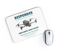 Thumbnail for BRINC Responder design on white rectangle mouse pad