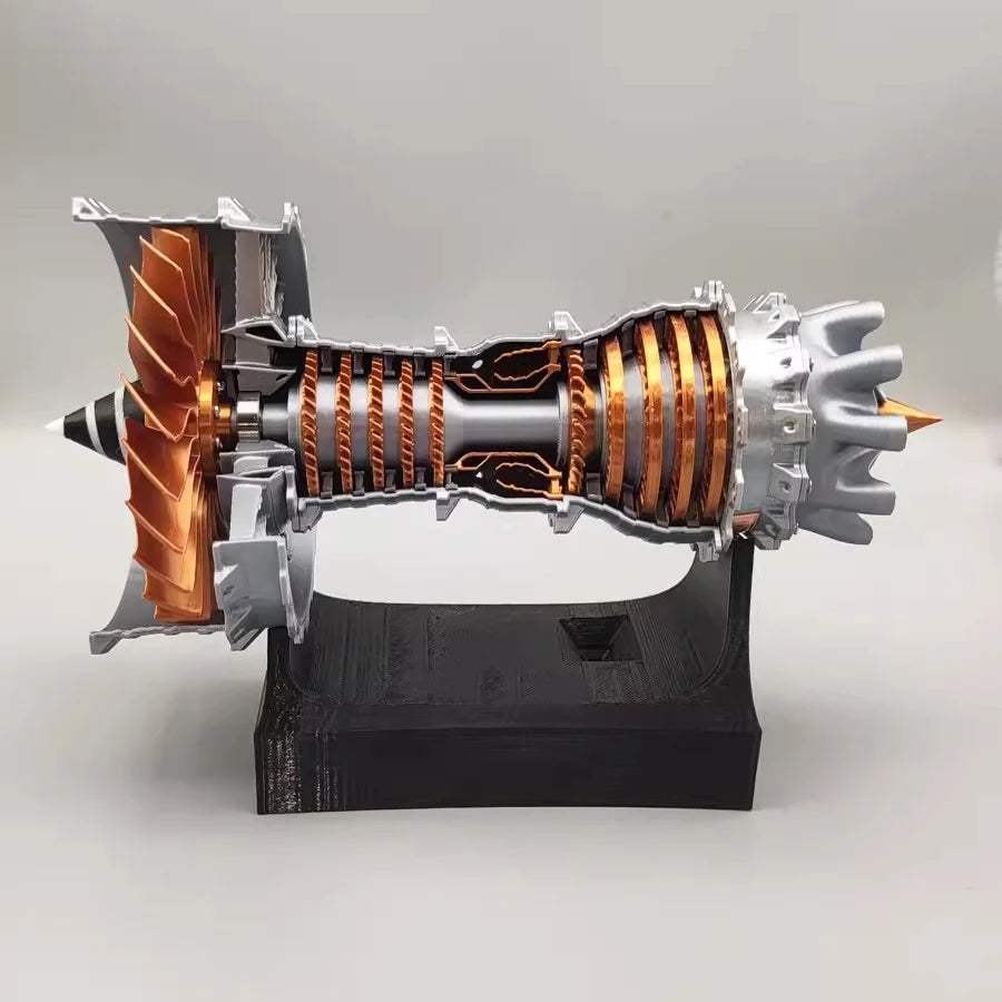 Customisable Airplane Turbine Engine Model - view 2