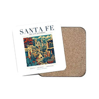 Thumbnail for SANTA FE - Poster - Coaster - White