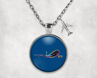 Thumbnail for Multicolor Airplane Necklace - view 2