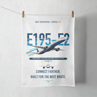 Thumbnail for Embraer E195-E2 design on white towel