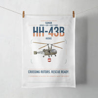 Thumbnail for Kaman HH-43B Huskie design on white towel