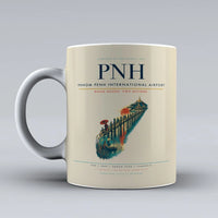 Thumbnail for Penh International Airport PNH Mug design on beige phnom