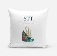 Thumbnail for Cyril E. King Airport (STT) design on white pillow