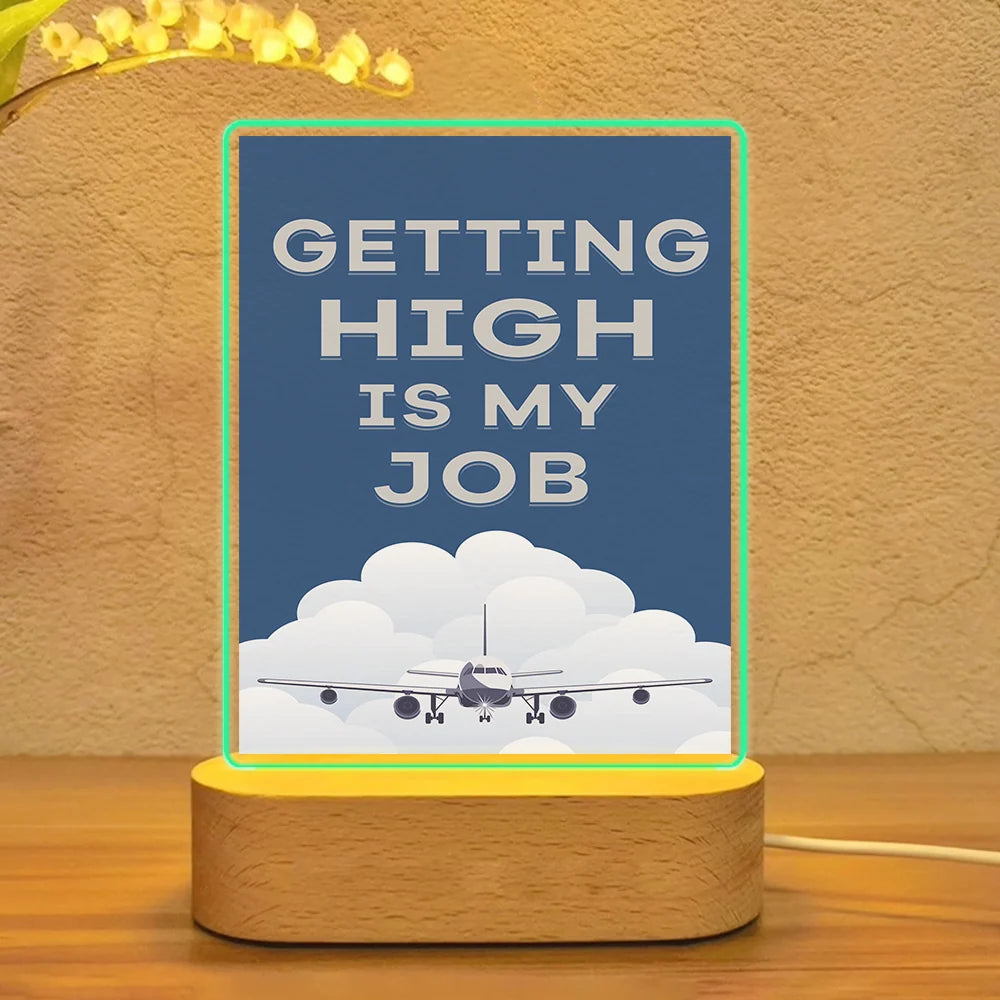 Getting High Is My Job Lamp - view 2