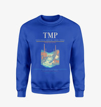 Thumbnail for Tampere-Pirkkala Airport (TMP) design on blue sweatshirt