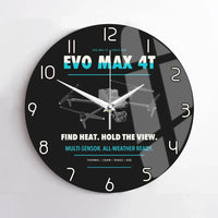 Thumbnail for Autel EVO Max 4T design on black no frame wall clock