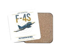 Thumbnail for F-4S Phantom II design on white 1 piece coaster