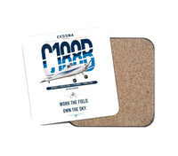 Thumbnail for Cessna A188B AgTruck design on white 1 piece coaster