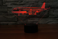 Thumbnail for Customisable Airbus A320 3D Lamp - view 3