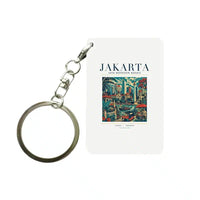 Thumbnail for JAKARTA - Poster - Key Chain - White