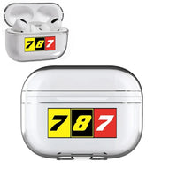 Thumbnail for Flat Colourful 787 AirPods Pro transparent case - Normal