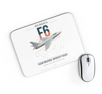 Thumbnail for Hawker Hunter F6 design on white rectangle mouse pad