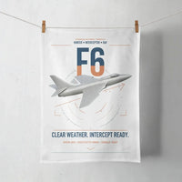 Thumbnail for Hawker Hunter F6 design on white towel