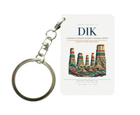 Thumbnail for Dickinson Theodore Roosevelt Regional Airport (DIK) design on white key chain