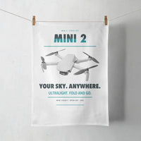 Thumbnail for DJI Mini 2 design on white towel