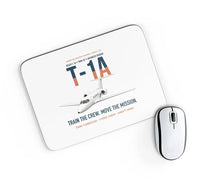 Thumbnail for T-1A Jayhawk Advanced Jet Trainer design on white rectangle mouse pad