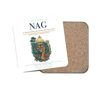 Thumbnail for Dr. Babasaheb Ambedkar International Airport (NAG) design on white 1 piece coaster